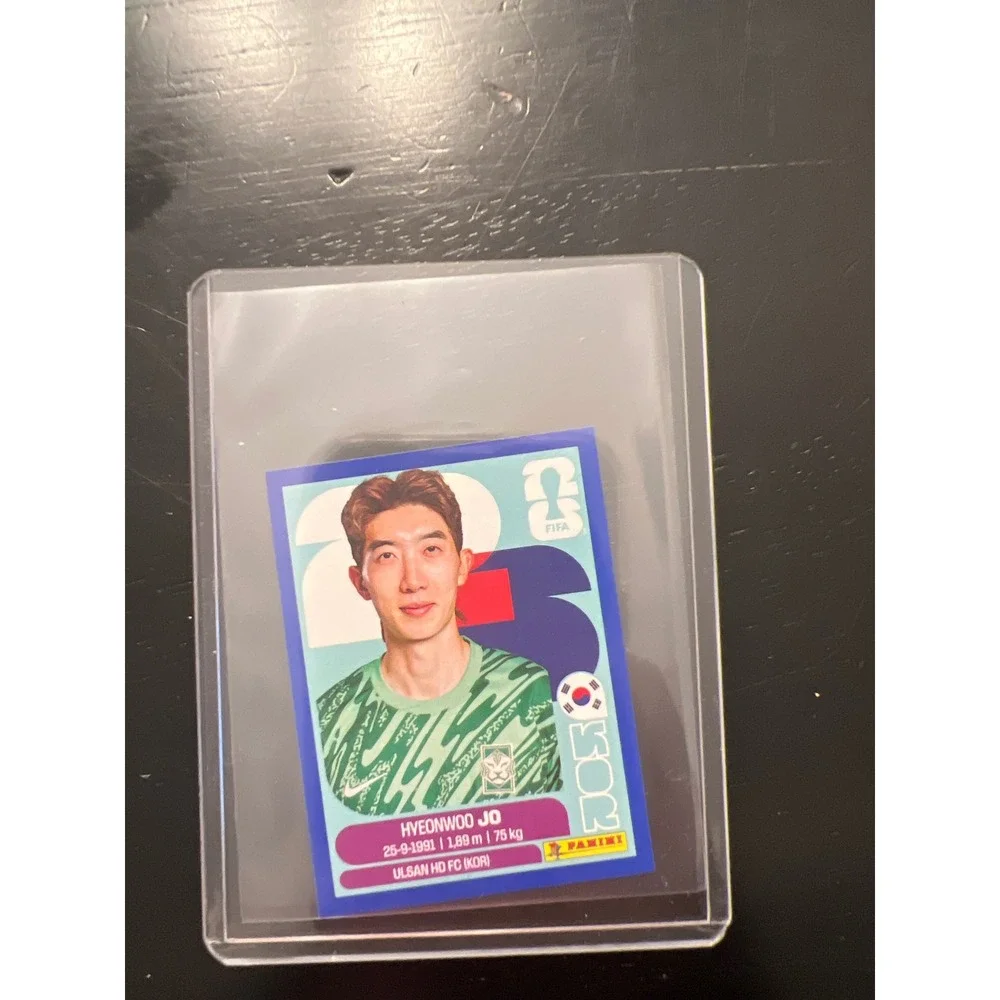Panini FIFA World Cup 2026 Sticker Hyeonwoo Jo KOR 2 South Korea Blue Border